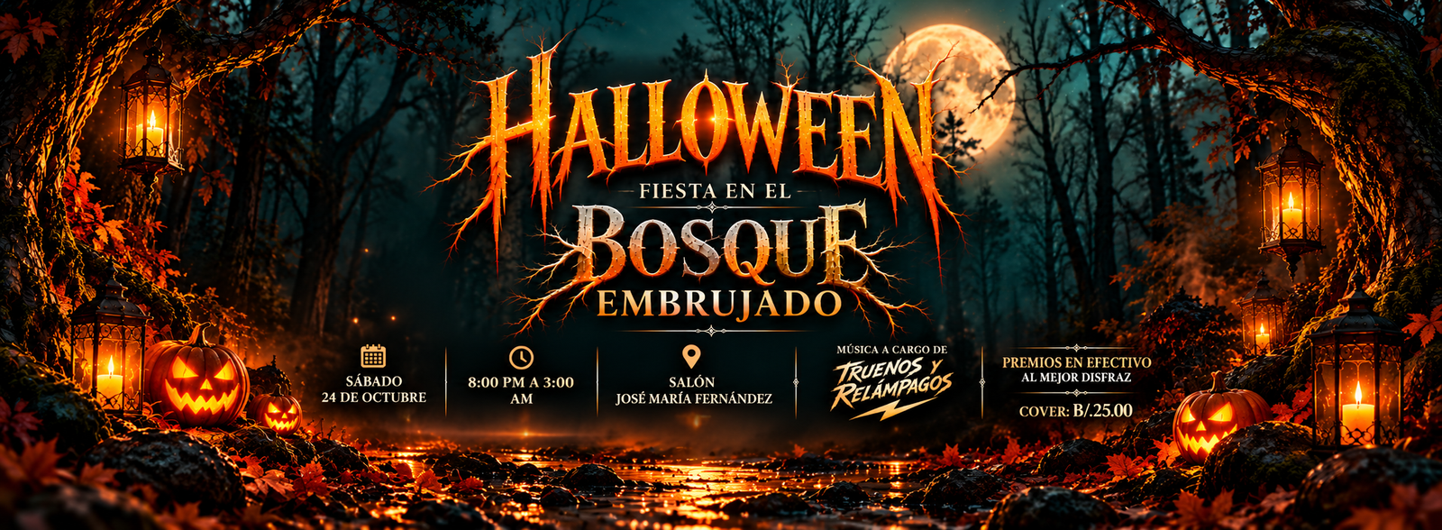 ¡ESTE HALLOWEEN, ATRÉVETE A ENTRAR AL BOSQUE EMBRUJADO!